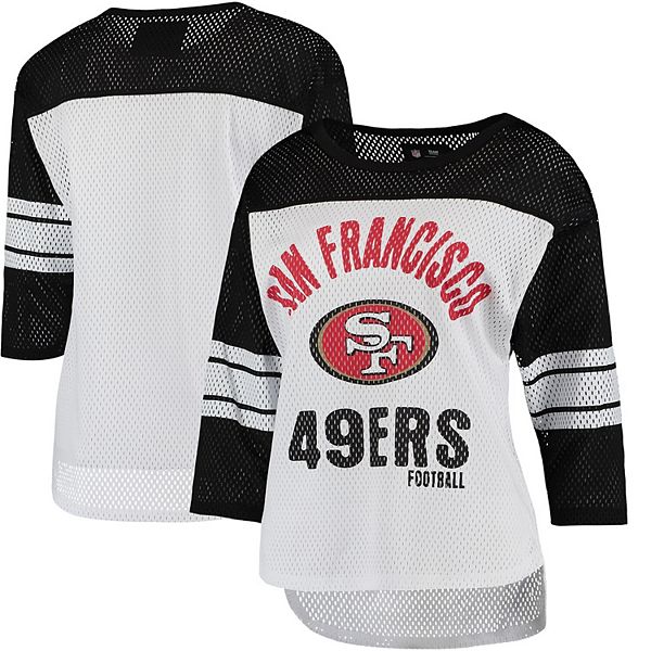 Womens San Francisco 49ers Rhinestone New Womens Sizing VNeck T-shirt S  thru 4X