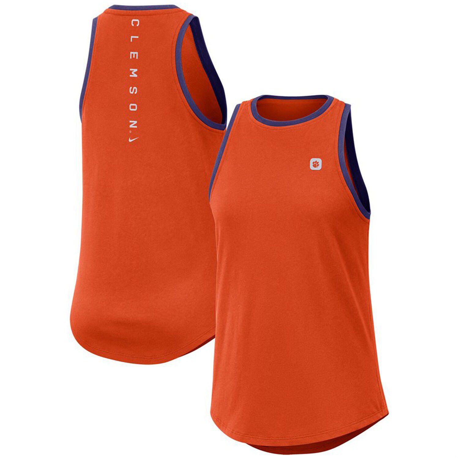 nike orange tank top womens