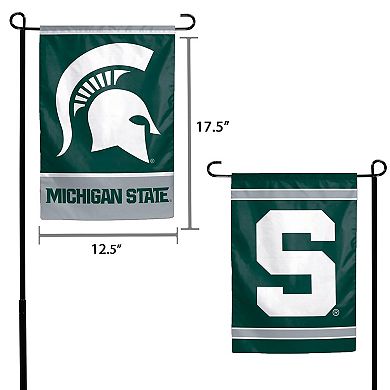 WinCraft NCAA Michigan State Spartans 12 X 18 Inch 2 Sided Garden Flag