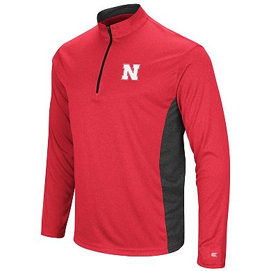 Men's Colosseum Heathered Heather Red Nebraska Huskers Audible ...