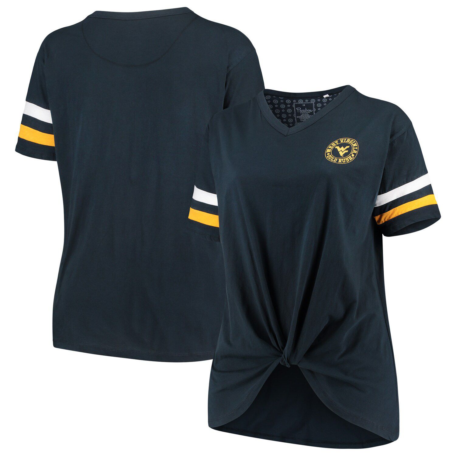 wvu women's plus size apparel