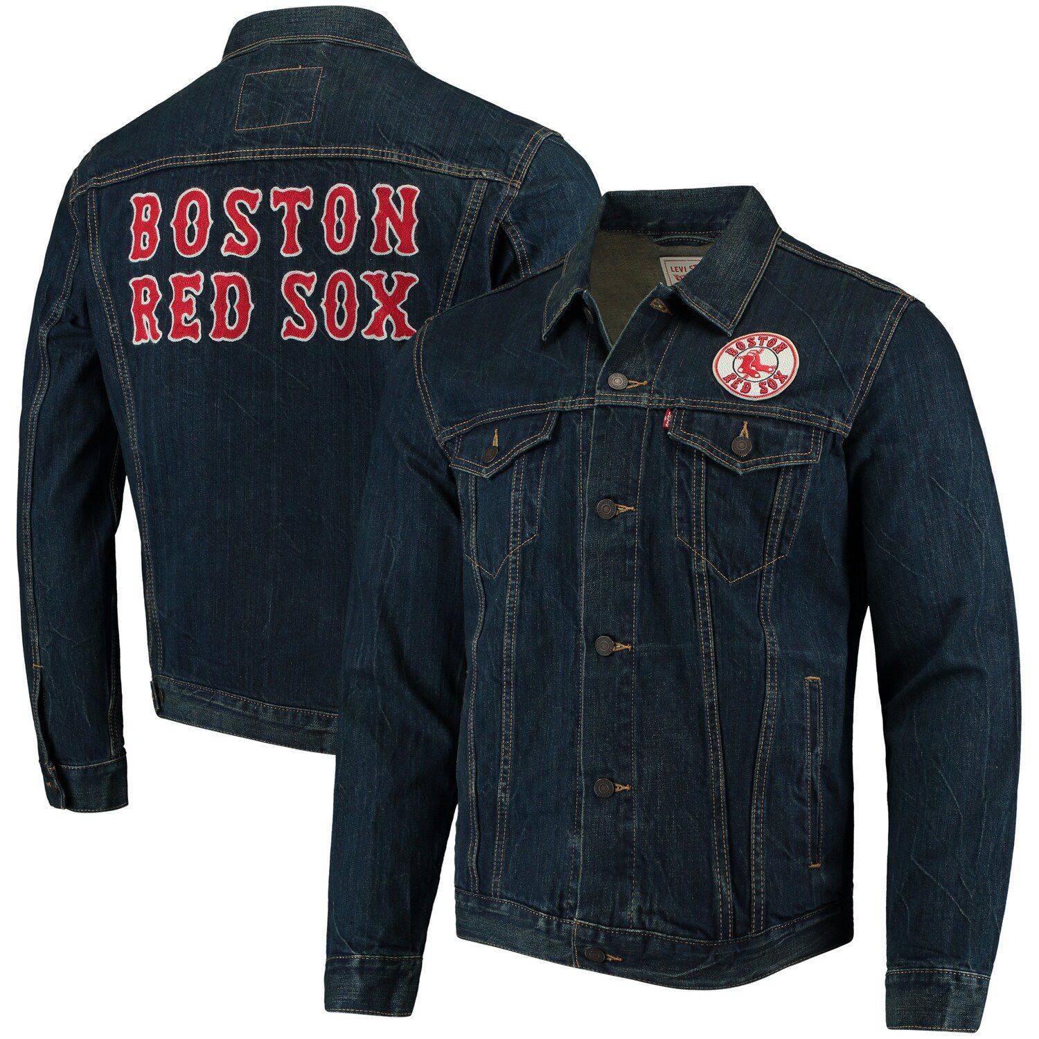 levi's red sox jacket