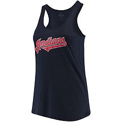 Touch Cleveland Indians Women's Navy Varsity Tank Top