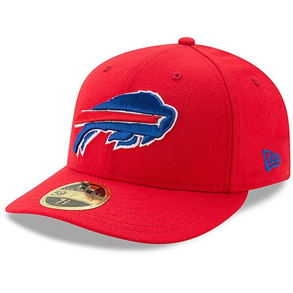 Men's Buffalo Bills New Era White Omaha 59FIFTY Fitted Hat