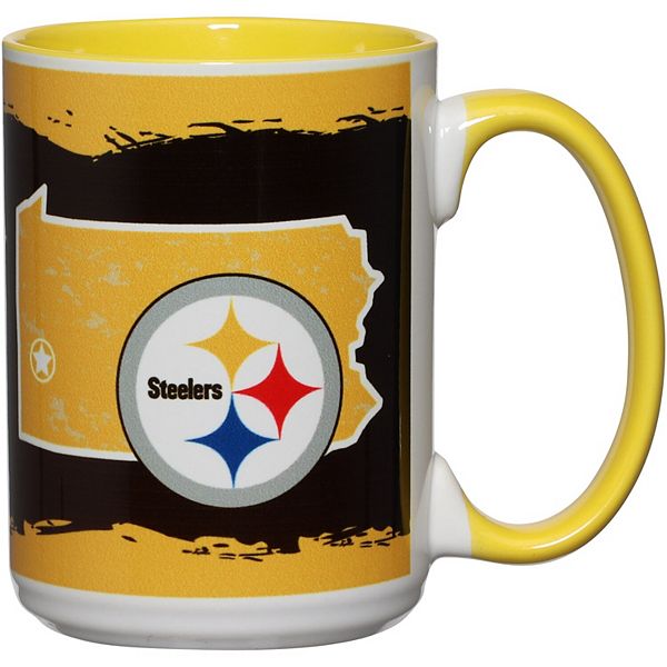 Pittsburgh Steelers 15oz Got Rings Gold Coffee Mug