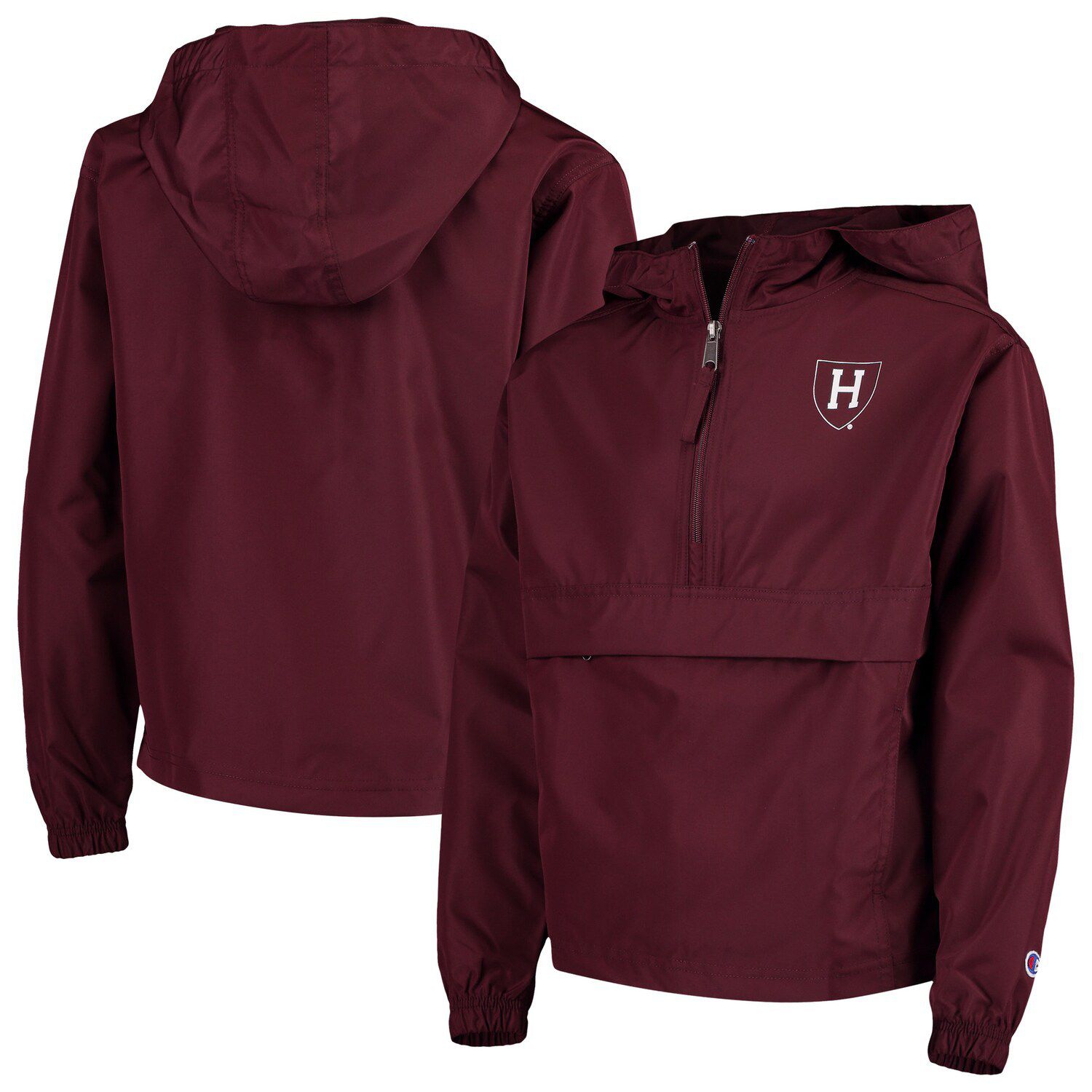 maroon champion windbreaker