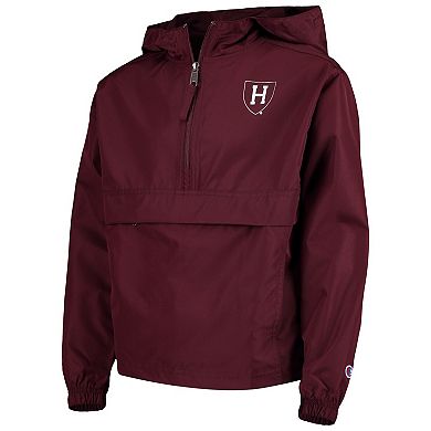 Youth Champion Crimson Harvard Crimson Pack & Go Windbreaker Jacket