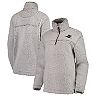 Women's Gray Providence Friars Sherpa Super-Soft Quarter-Zip Pullover Jacket