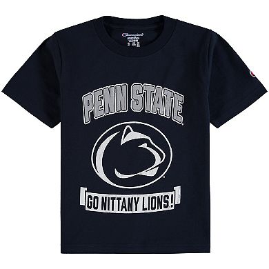 Youth Champion Navy Penn State Nittany Lions Strong Mascot T-Shirt