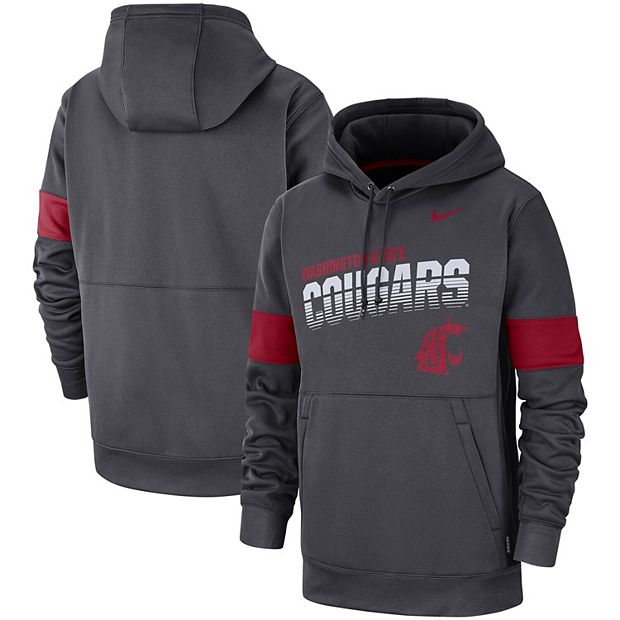 Men's Nike Anthracite Kansas City Chiefs Sideline Team Logo Performance  Pullover Hoodie