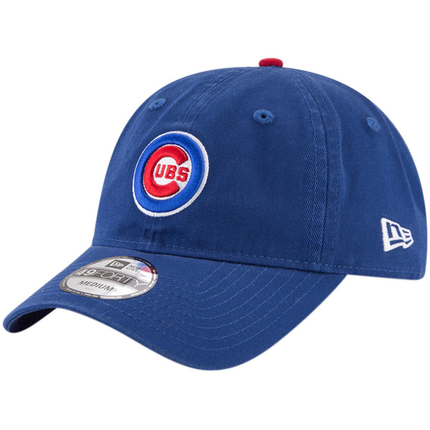 men's chicago cubs new era black vert trucker 9fifty adjustable snapback hat