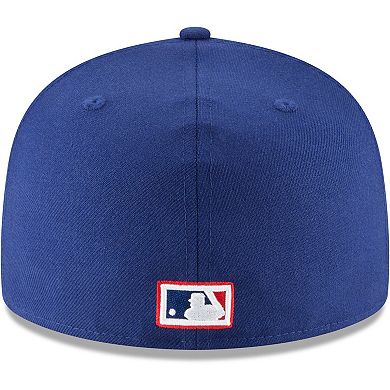 Men's New Era Royal Chicago Cubs Cooperstown Collection Wool 59FIFTY Fitted Hat