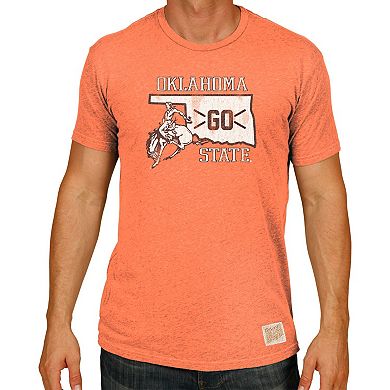 Men's Original Retro Brand Orange Oklahoma State Cowboys Big & Tall Mock Twist T-Shirt