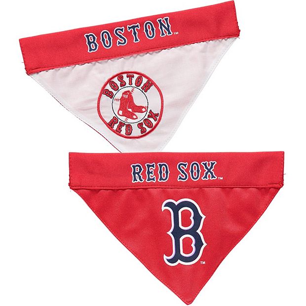 Boston Red Sox Reversible Bandana Pet Collar Red/White