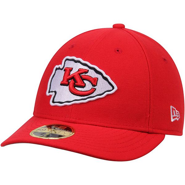 Men S New Era Red Kansas City Chiefs Omaha Low Profile 59fifty Structured Hat