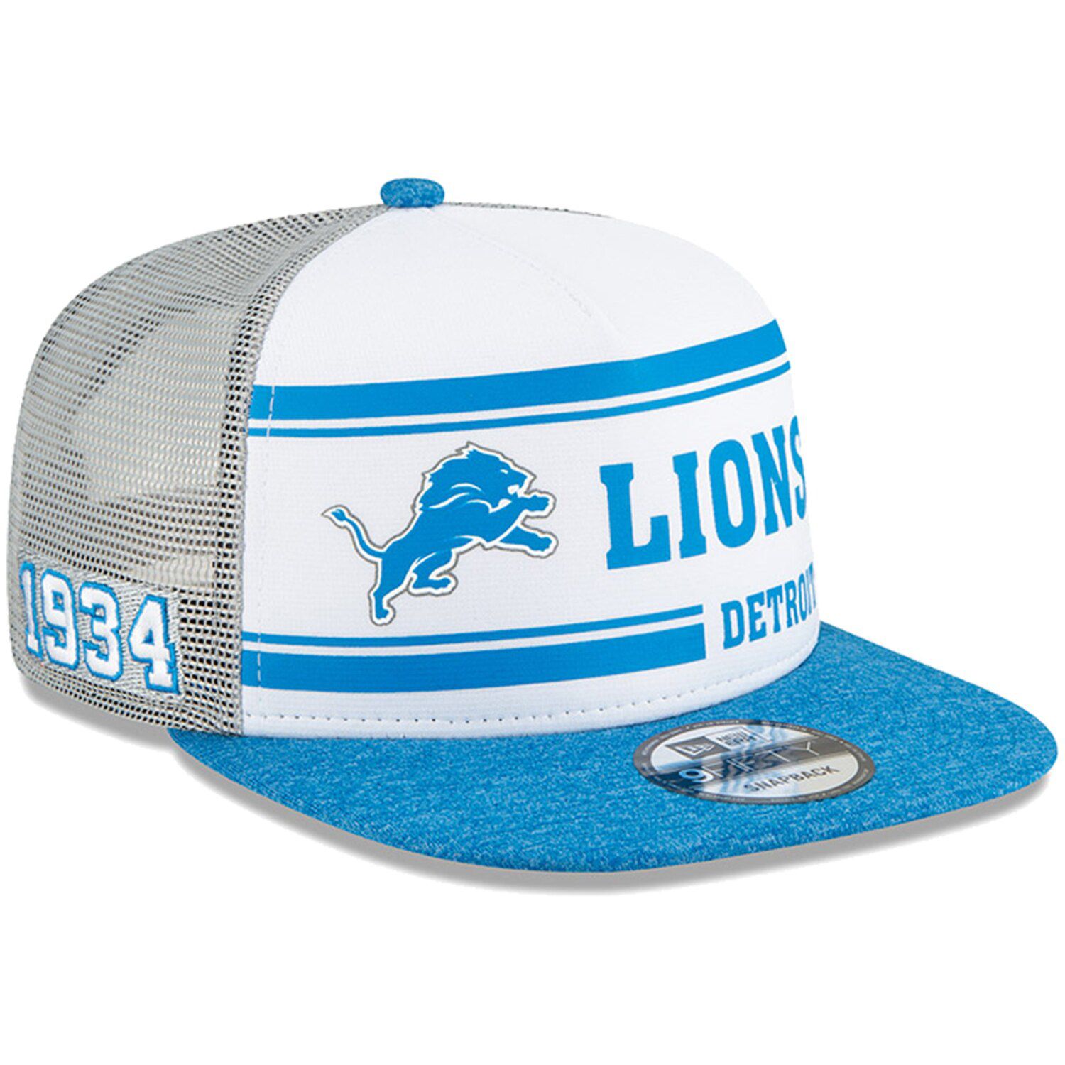 detroit lions trucker hat