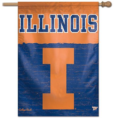 WinCraft Illinois Fighting Illini 28" x 40" College Vault Single-Sided Vertical Banner