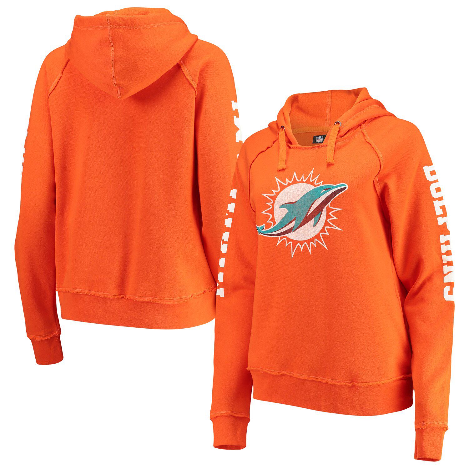 orange miami dolphins hoodie