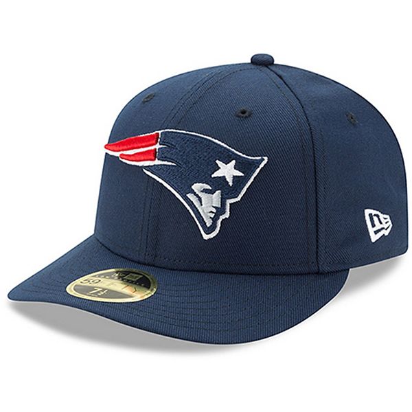 Men's New Era Navy New England Patriots Omaha Low Profile 59FIFTY ...