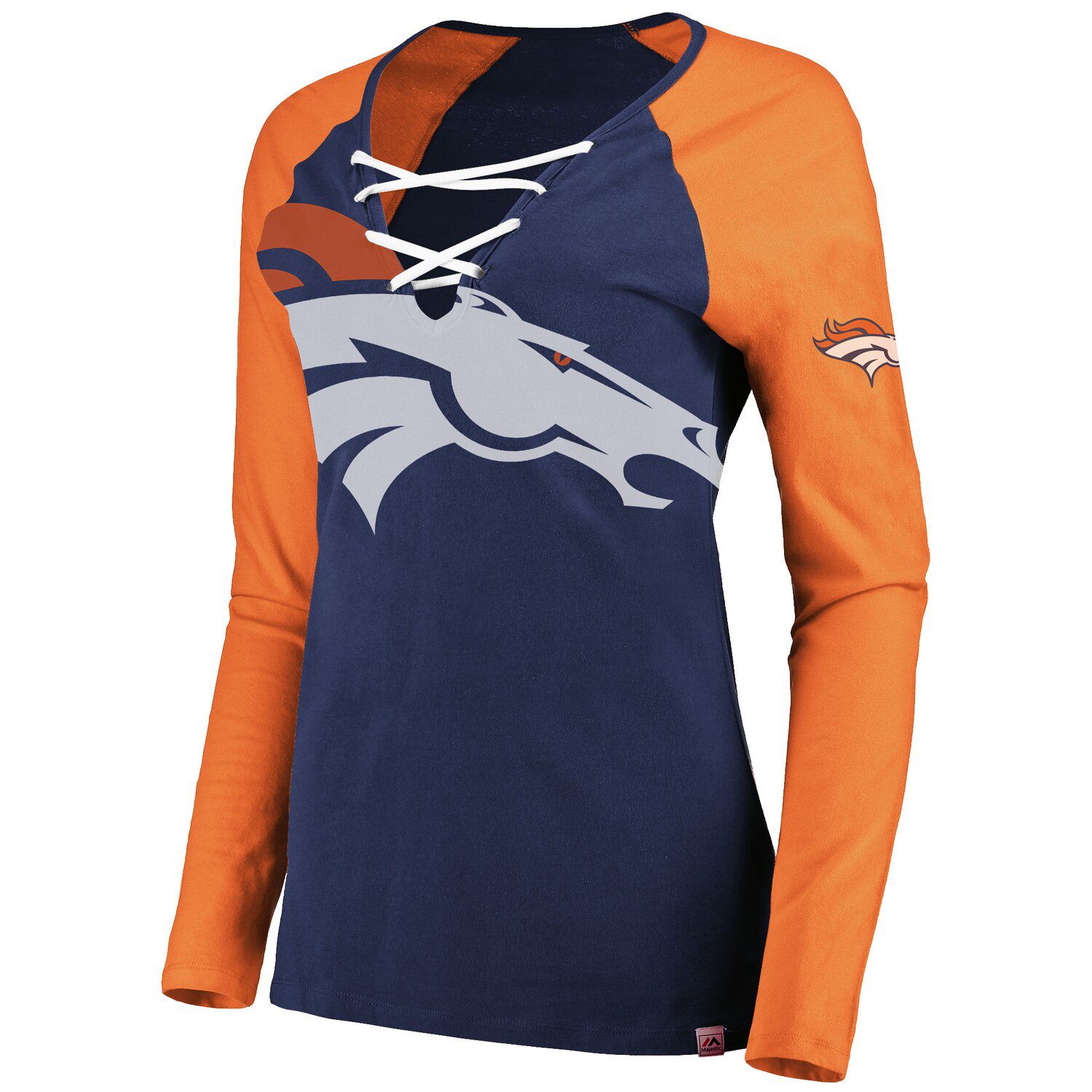denver broncos orange long sleeve shirt