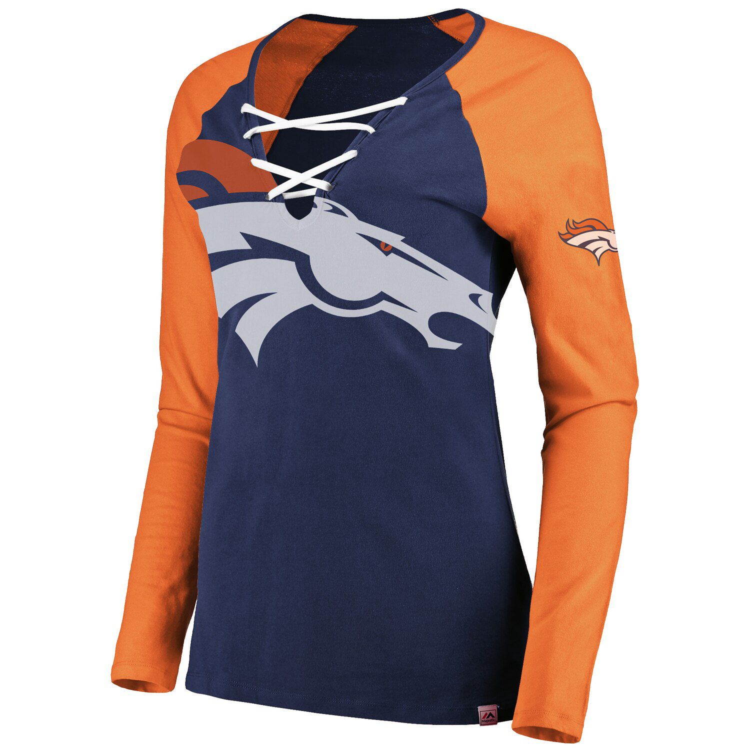 denver broncos long sleeve shirt womens