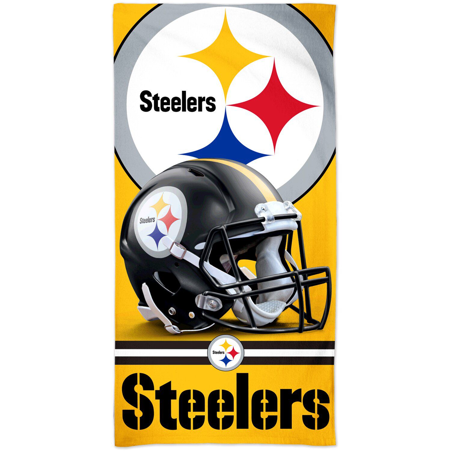 steelers beach towel