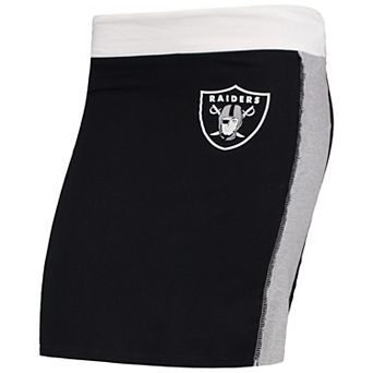 Women's Refried Tees Black Oakland Raiders Short Skirt