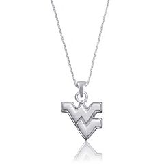 Womens Dayna Designs West Virginia Mountaineers Pendant Necklace