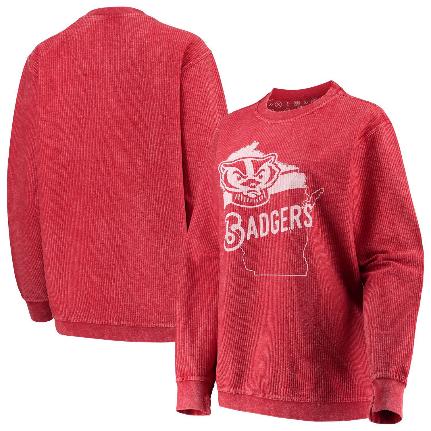 wisconsin badgers crew neck sweatshirt