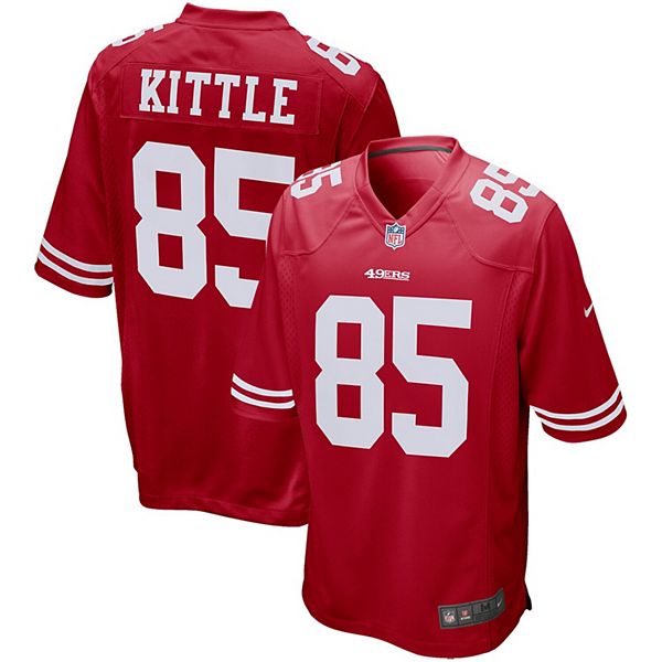Men's Nike George Kittle San Francisco 49ers Game Player Jersey
