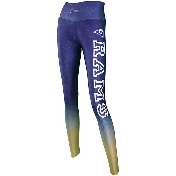 Women's Zubaz Navy Los Angeles Rams Gradient Leggings