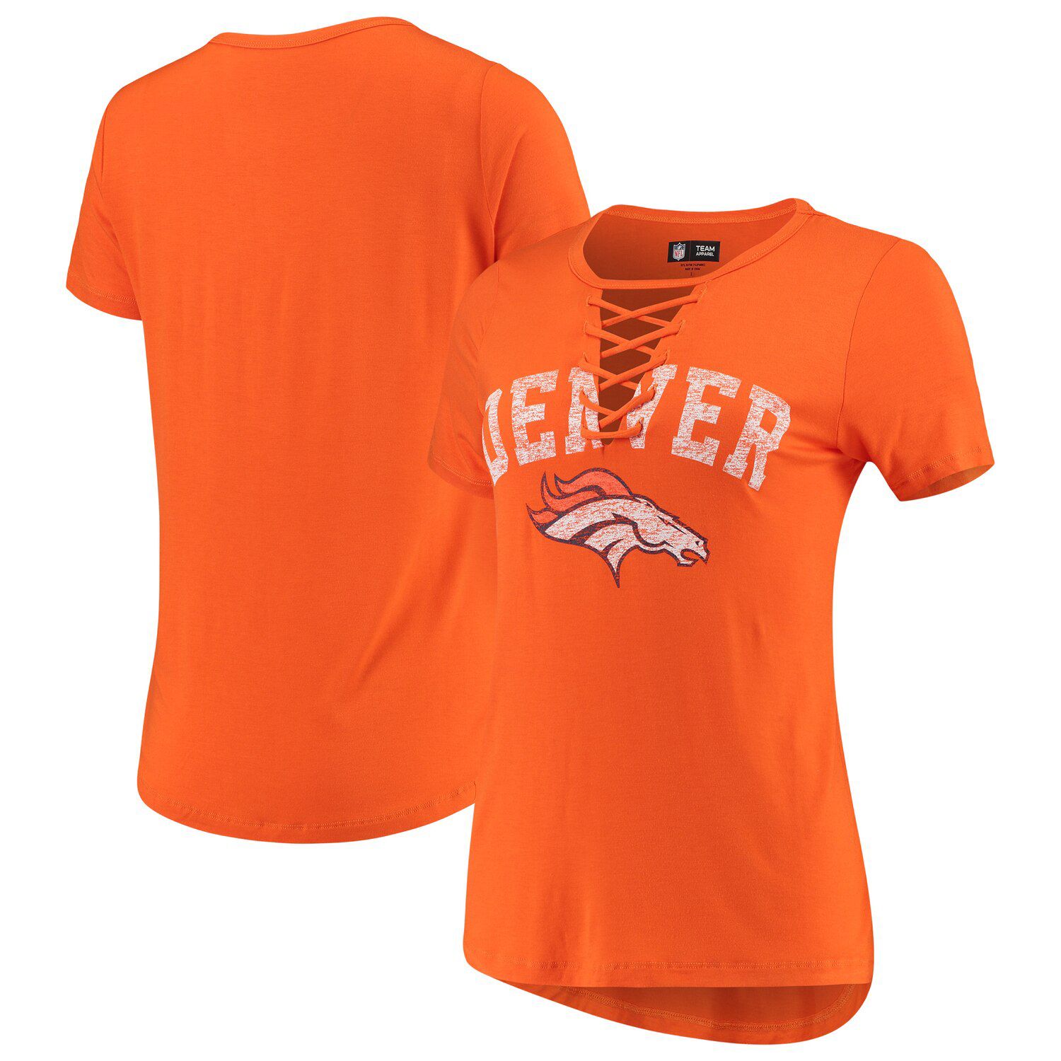 orange athletic shirt