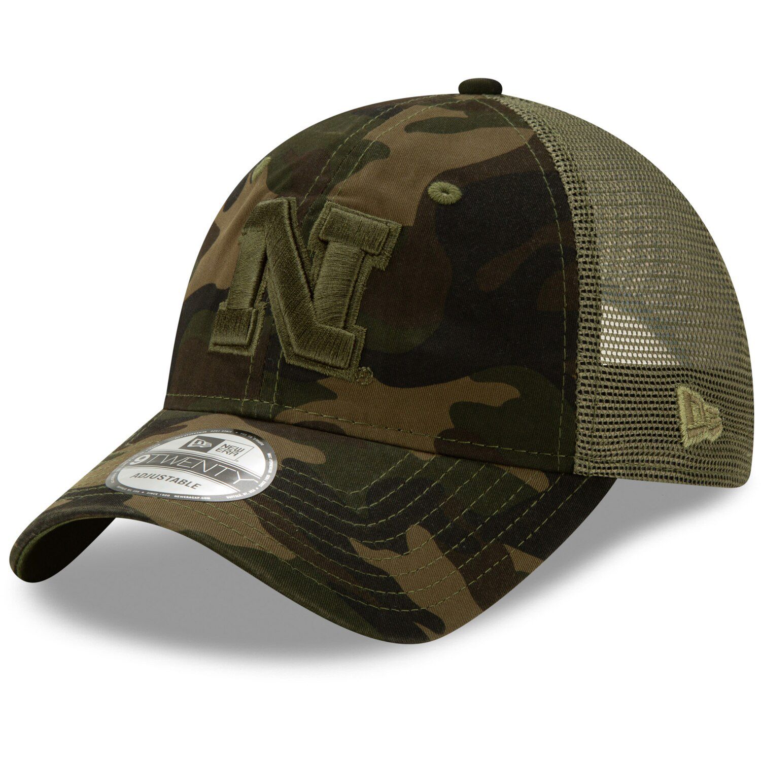 nebraska camo baseball hat