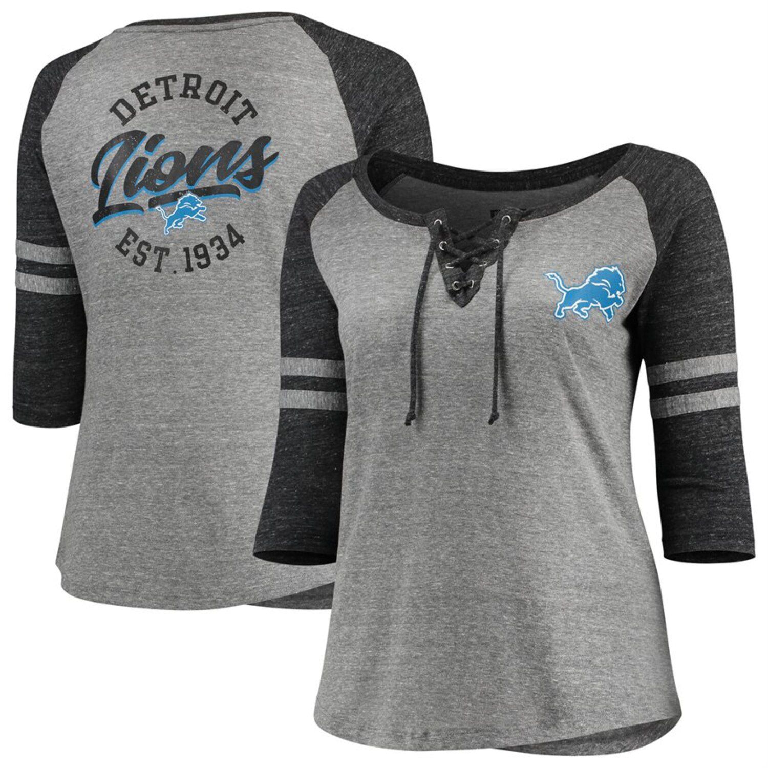 plus size women's detroit lions shirts