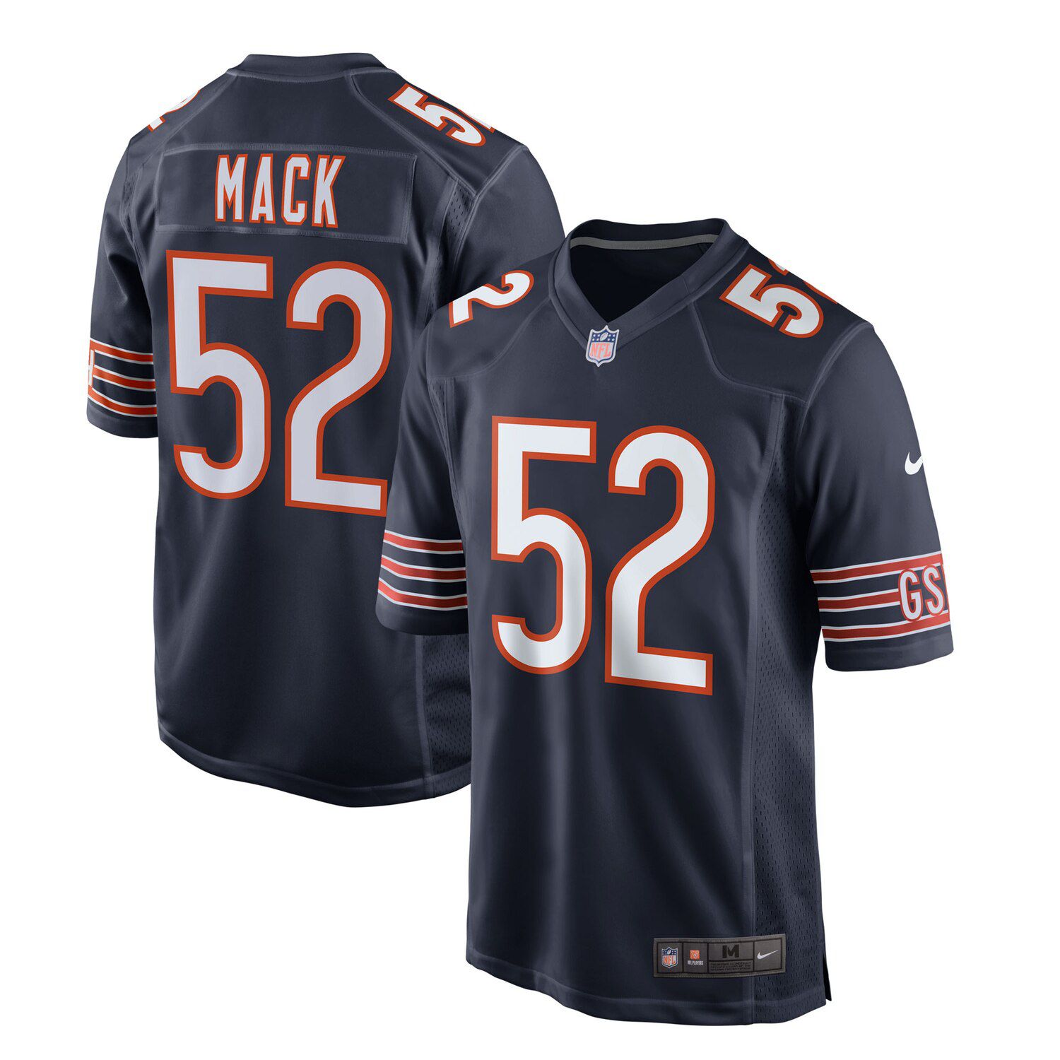 khalil mack stitched jersey bears