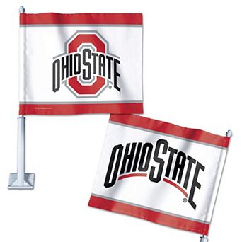 WinCraft Ohio State Buckeyes 12" x 13" Double-Sided Car Flag