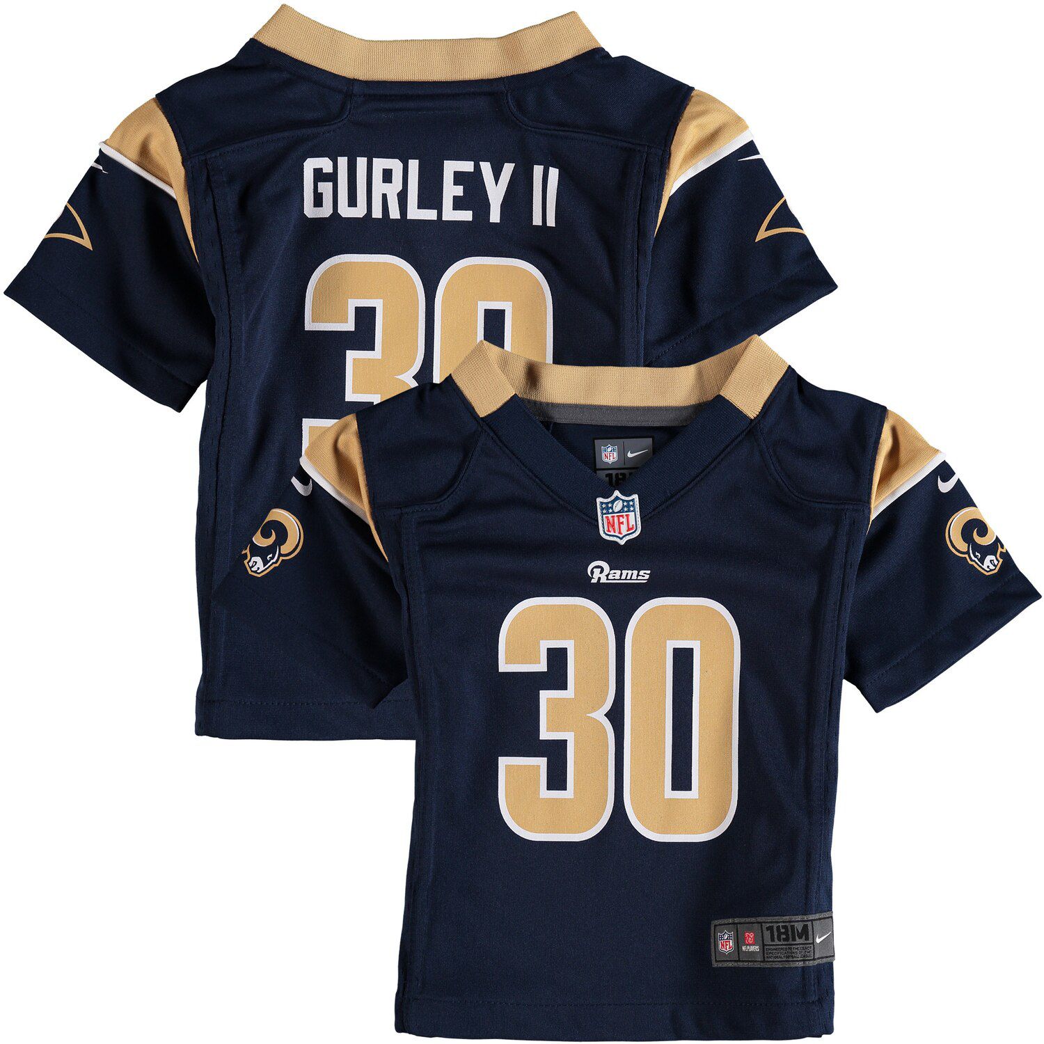 Todd Gurley II Navy Los Angeles Rams 