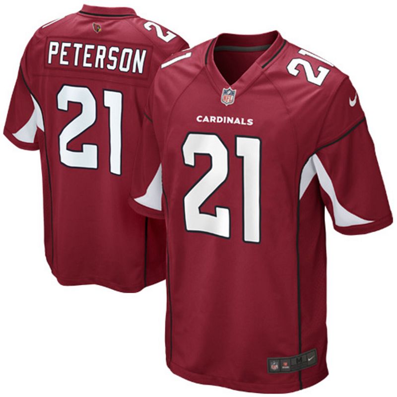 Mens Nike Patrick Peterson Cardinal Arizona Cardinals Game Player Jersey, 