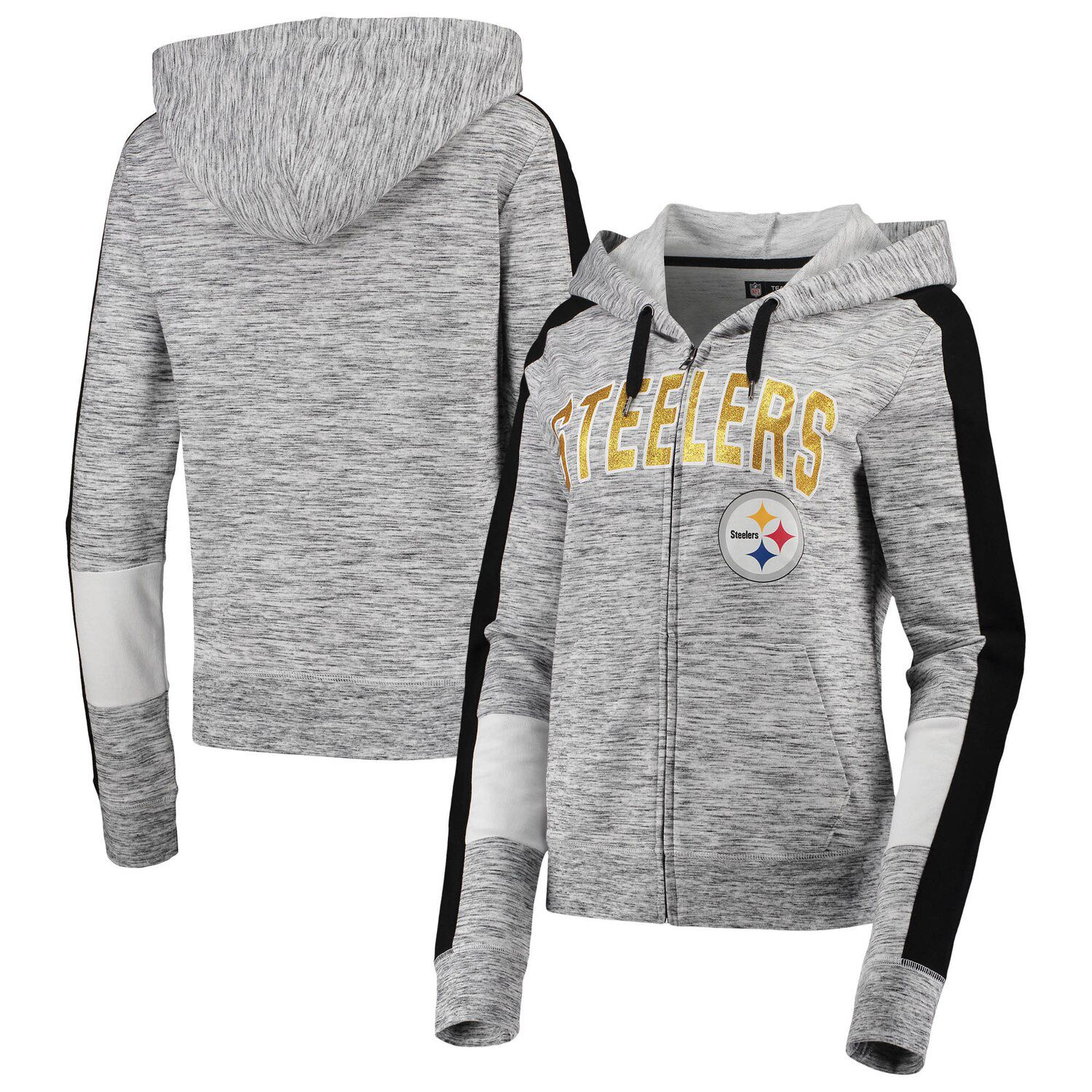 steelers zip hoodie