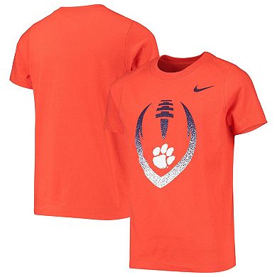 Youth Nike Orange Clemson Tigers Sideline Icon T-Shirt