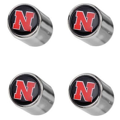 Nebraska Huskers College Cappers Tire Valve Stem Covers