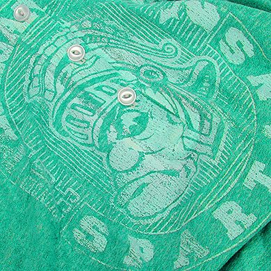 Womens Michigan State Spartans Original Retro Brand Forest Green Relaxed Henley Tank Top