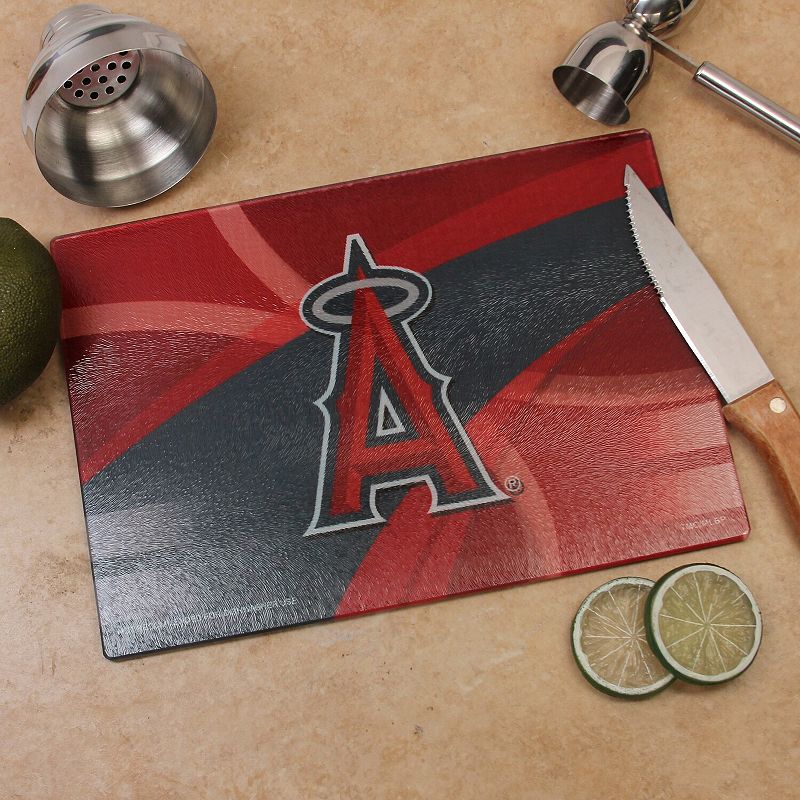 Los Angeles Angels 8 x 11.75 Carbon Fiber Cutting Board, Multicolor