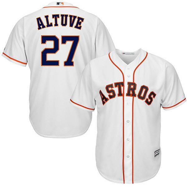Youth Majestic Jose Altuve White Houston Astros Official Cool Base Player  Jersey