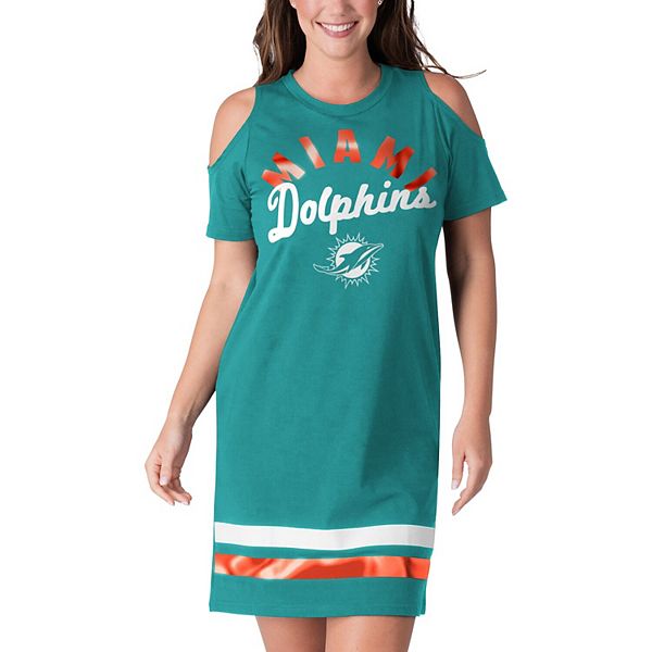 Miami Dolphins Womens Cover Up Shift Dress Halter Algeria