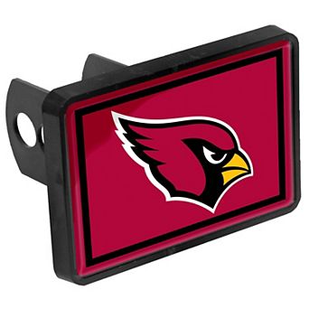 Arizona Cardinals Logo 1.25" x 2" Universal Plastic Hitch Cover