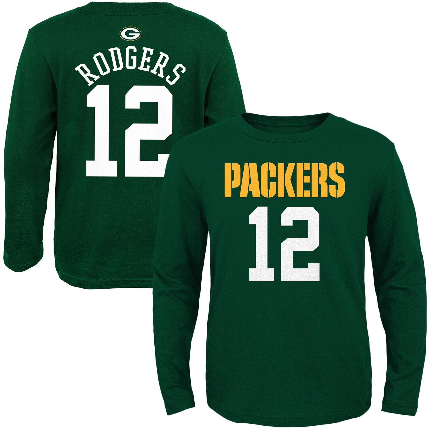 aaron rodgers youth jersey green