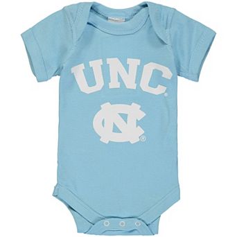 Infant Carolina Blue North Carolina Tar Heels Arch & Logo Bodysuit