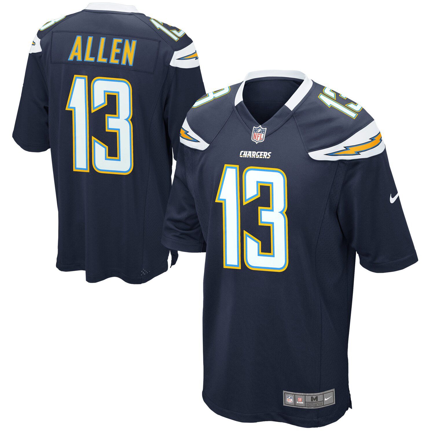 navy chargers jersey