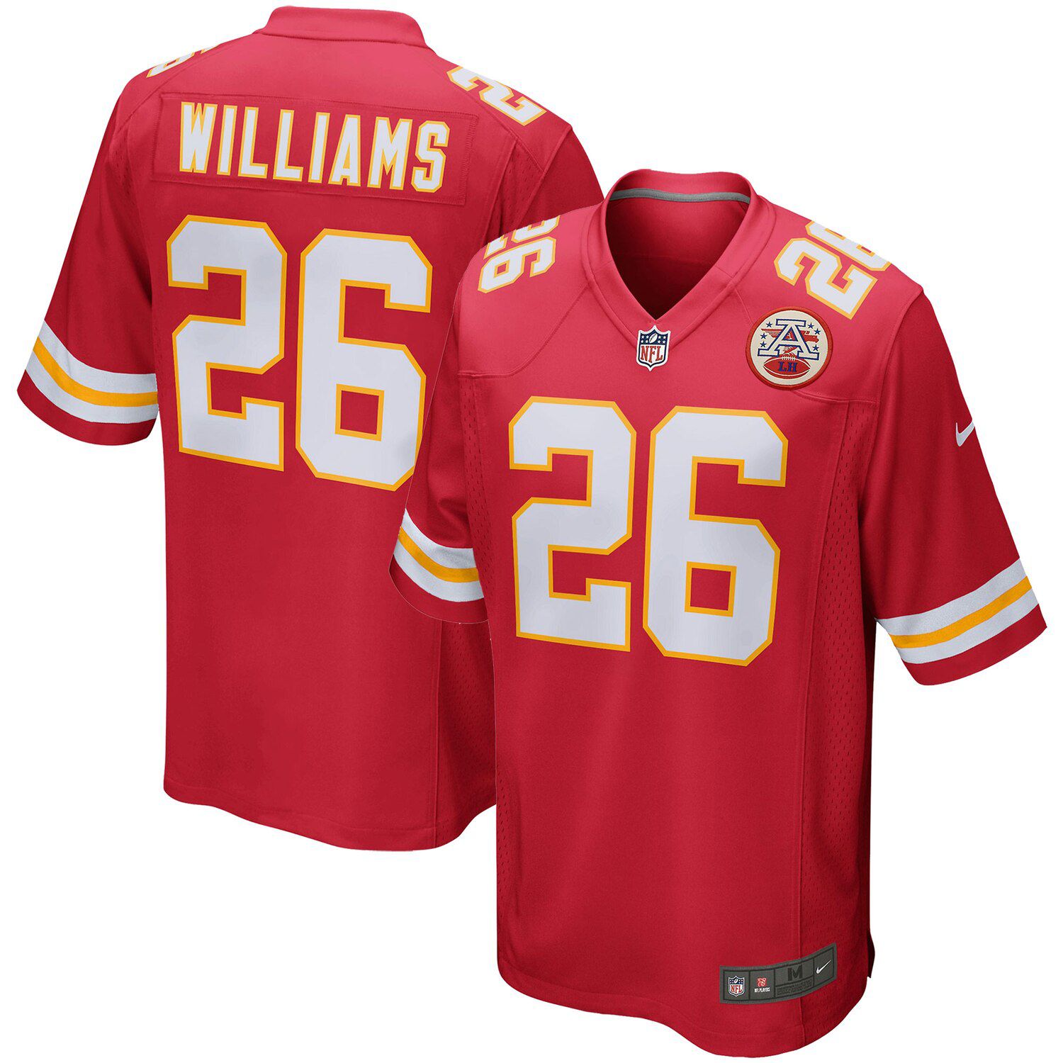 williams chiefs jersey